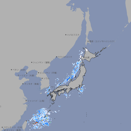 雨雲レーダー