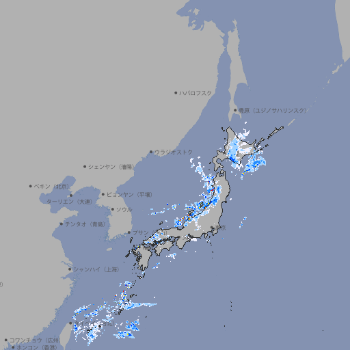 雨雲レーダー