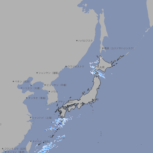 雨雲レーダー