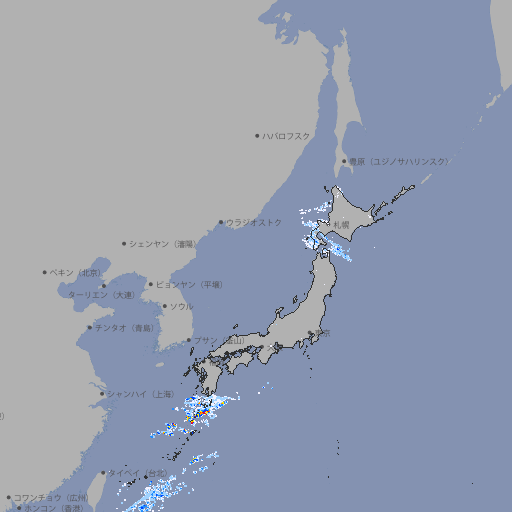 雨雲レーダー