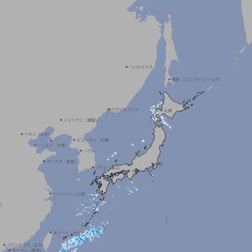 雨雲レーダー