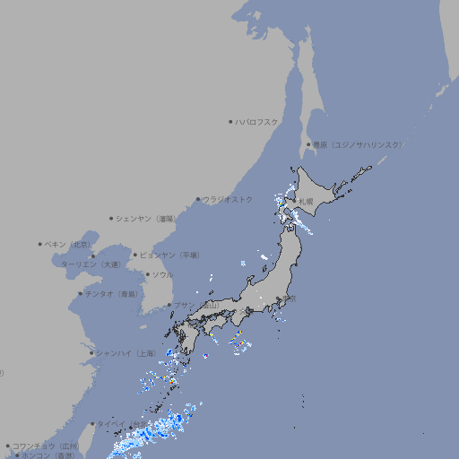雨雲レーダー