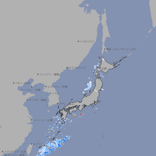 雨雲レーダー