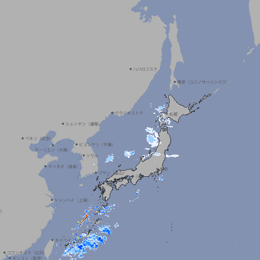 雨雲レーダー