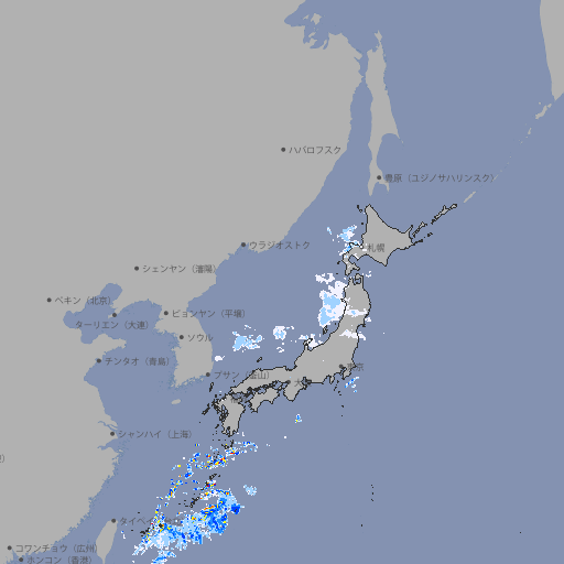 雨雲レーダー