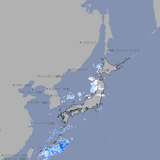 雨雲レーダー
