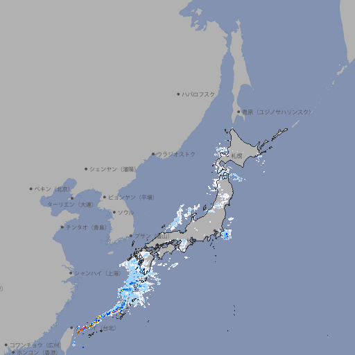 雨雲レーダー