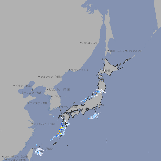 雨雲レーダー