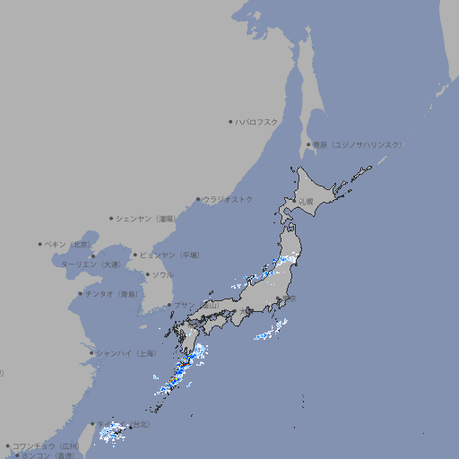 雨雲レーダー
