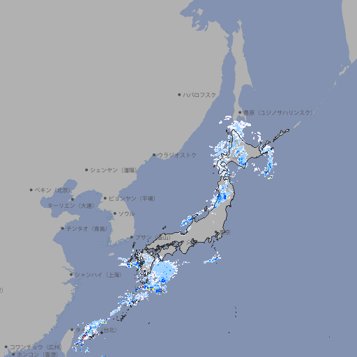 雨雲レーダー