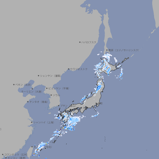 雨雲レーダー