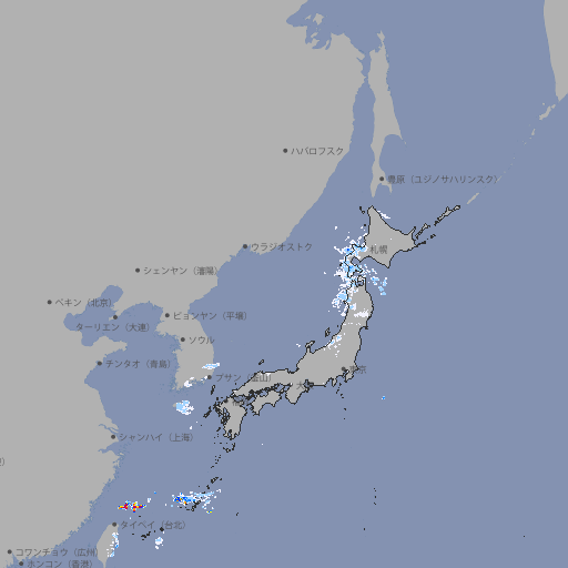 雨雲レーダー