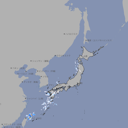 雨雲レーダー