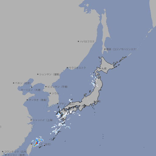 雨雲レーダー
