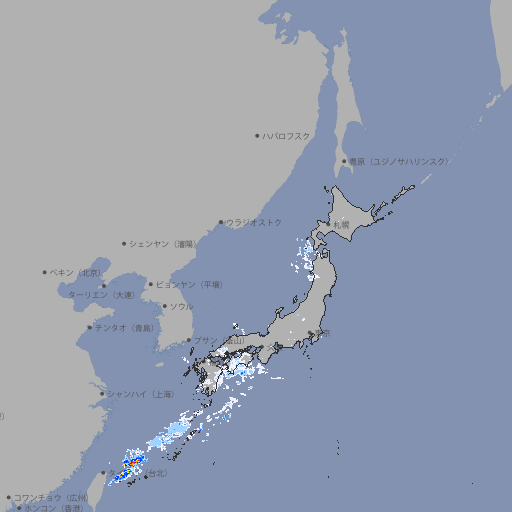 雨雲レーダー