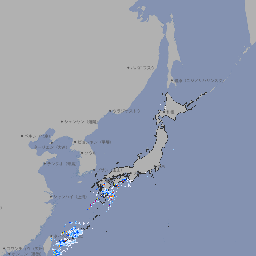 雨雲レーダー