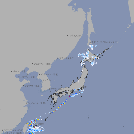 雨雲レーダー