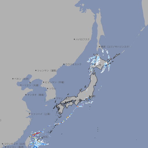 雨雲レーダー