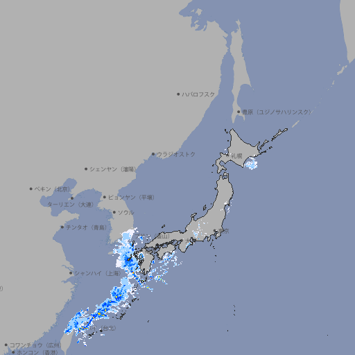 雨雲レーダー