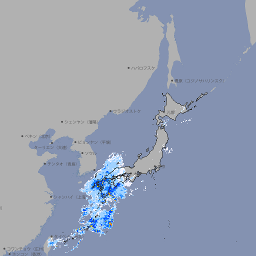 雨雲レーダー