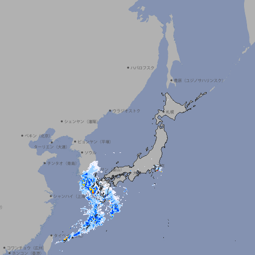 雨雲レーダー