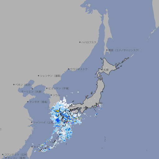 雨雲レーダー