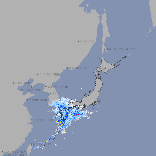雨雲レーダー
