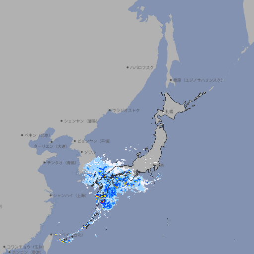 雨雲レーダー