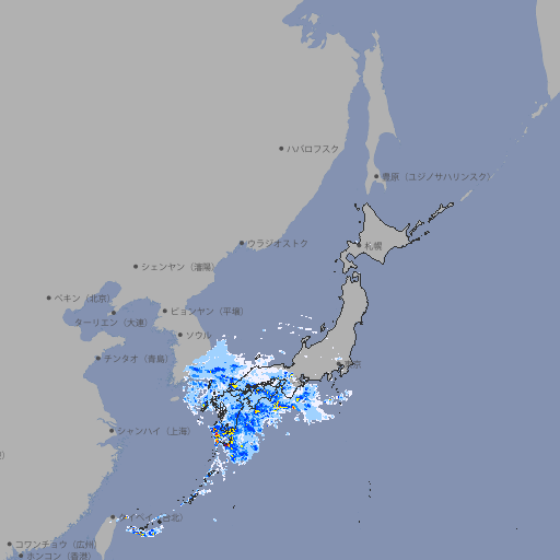 雨雲レーダー
