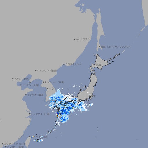 雨雲レーダー