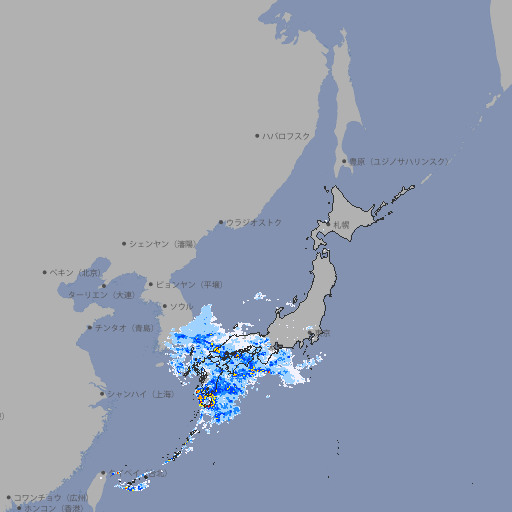 雨雲レーダー