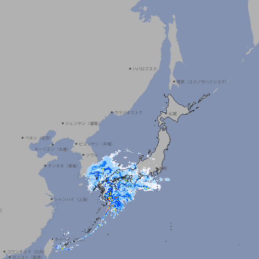 雨雲レーダー
