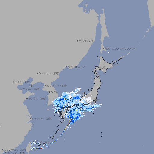 雨雲レーダー