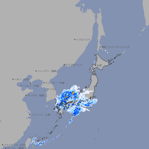 雨雲レーダー