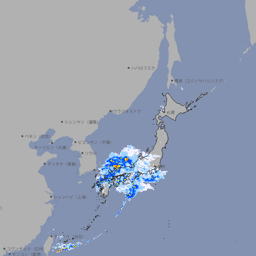 雨雲レーダー