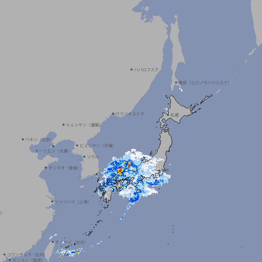 雨雲レーダー