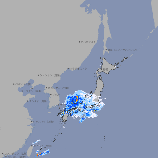 雨雲レーダー