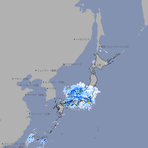 雨雲レーダー