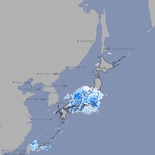雨雲レーダー