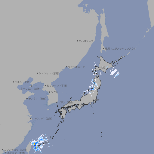 雨雲レーダー