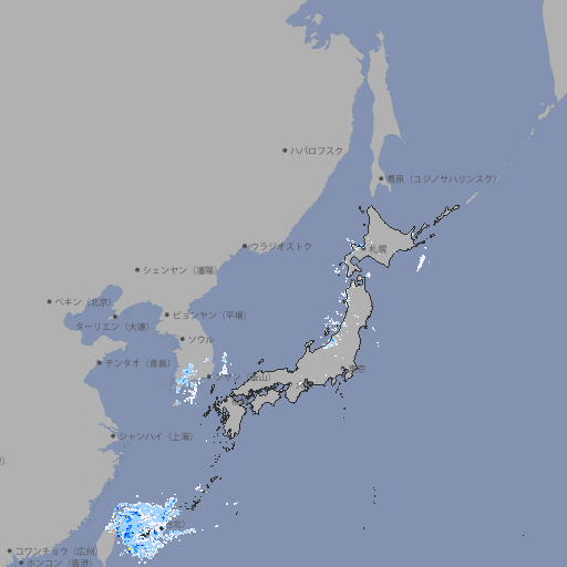 雨雲レーダー