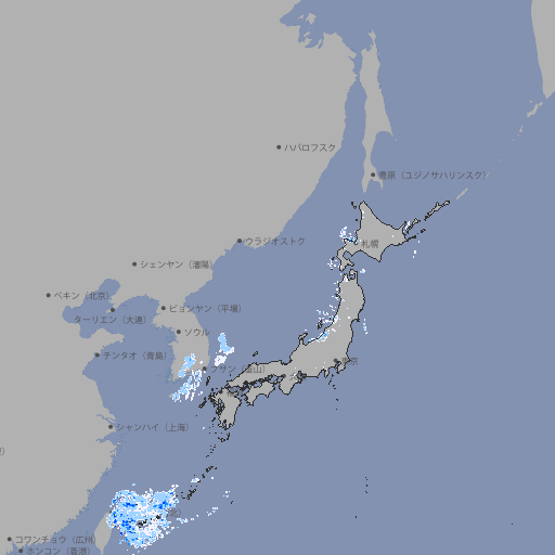 雨雲レーダー