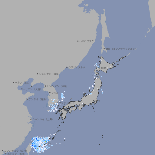雨雲レーダー