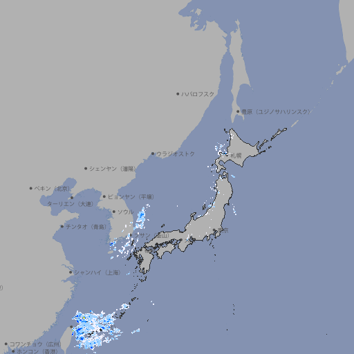 雨雲レーダー