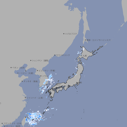 雨雲レーダー
