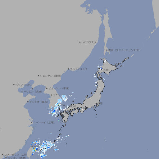雨雲レーダー