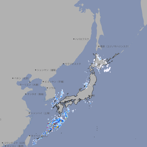 雨雲レーダー