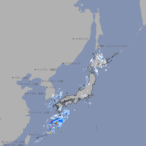雨雲レーダー