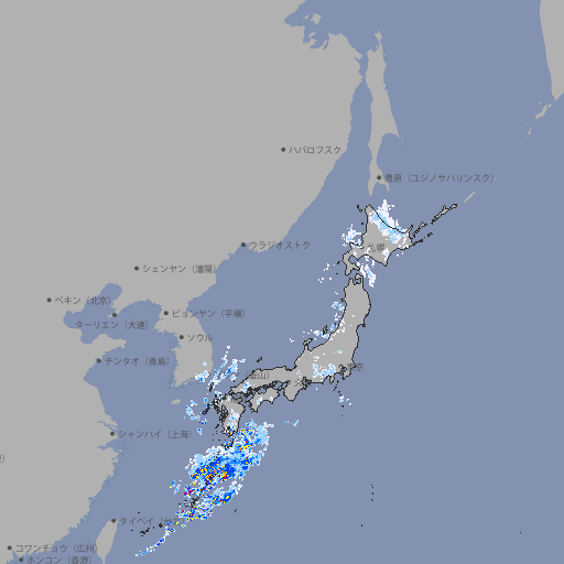 雨雲レーダー