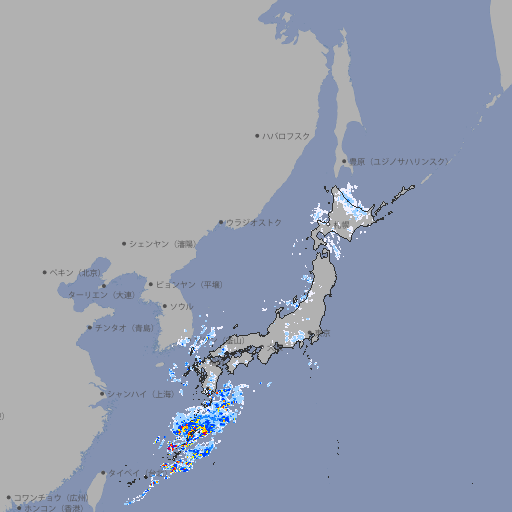 雨雲レーダー